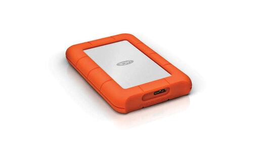LaCie 1TB Rugged Mini USB 3.2 Gen 1  External Hard Drive In-Box USB-C Cable