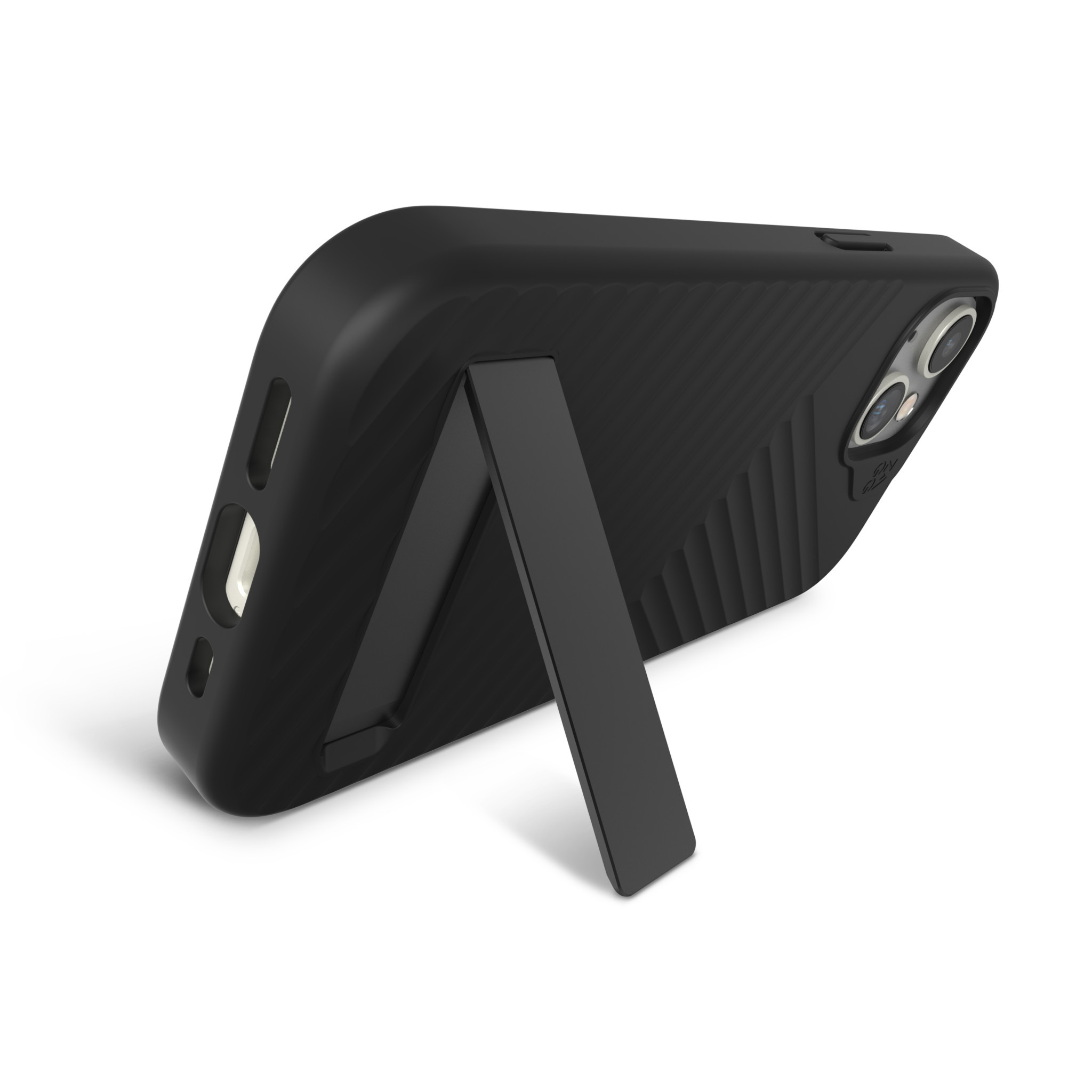 Zagg Denali Snap Case w/ Kickstand with Magsafe for iPhone 15/14/13 Black
