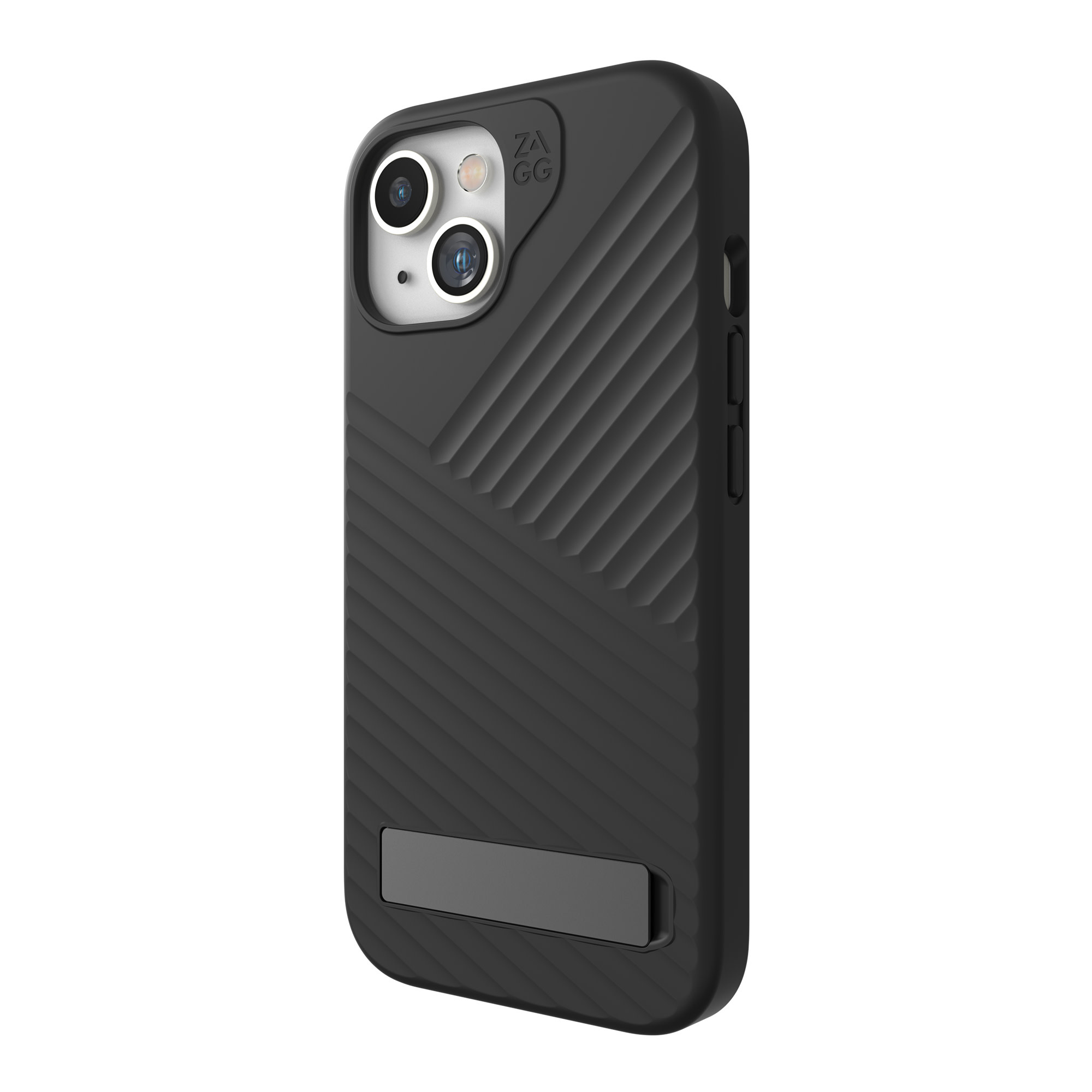 Zagg Denali Snap Case w/ Kickstand with Magsafe for iPhone 15/14/13 Black