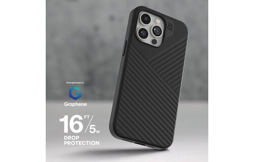 Zagg Denali Snap Case w/ Kickstand with Magsafe for iPhone 15 Pro Max Black