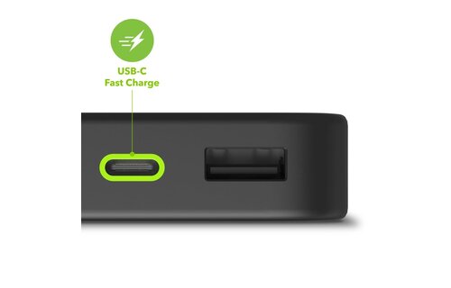 Mophie Powerstation w/ 20w USB-C PD 10000 mAh Black