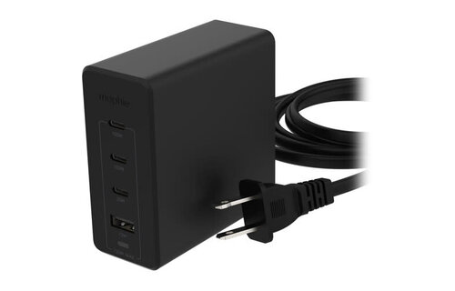 Mophie Speedport 120W GaN 4-Port USB-C/USB-A Wall Charger (Black)
