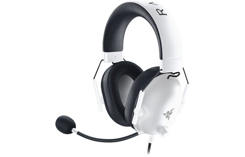 Razer BlackShark V2 X Wired 3.5mm CONNECTION 7.1 Surround Sound Gaming Headset for PC, PS4, PS5, Switch, Xbox One, Series X|S - White