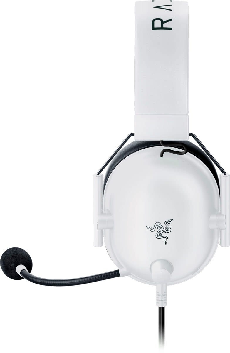 Razer BlackShark V2 X Wired 3.5mm CONNECTION 7.1 Surround Sound Gaming Headset for PC, PS4, PS5, Switch, Xbox One, Series X|S - White
