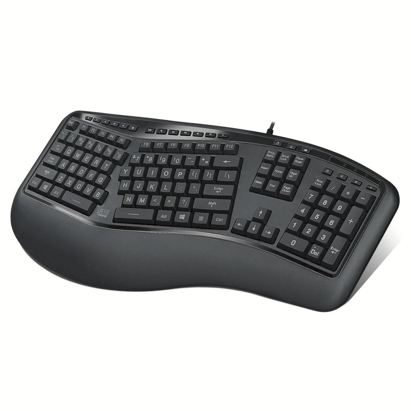 Adesso Truform 150 USB Ergonomic Keyboard (Not compatible with Apple devices)