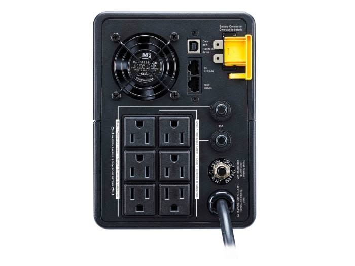 APC Back-UPS 1600VA (2 yr warranty) 120V, 900w, 6 NEMA outlets (6 surge) 20AMP Plug - Includes Government Disposal Fee.  Please Charge for 24 Hours before use.