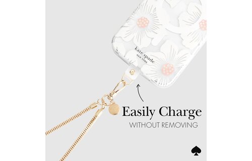 Kate Spade New York Heart of Gold Phone Crossbody Lanyard