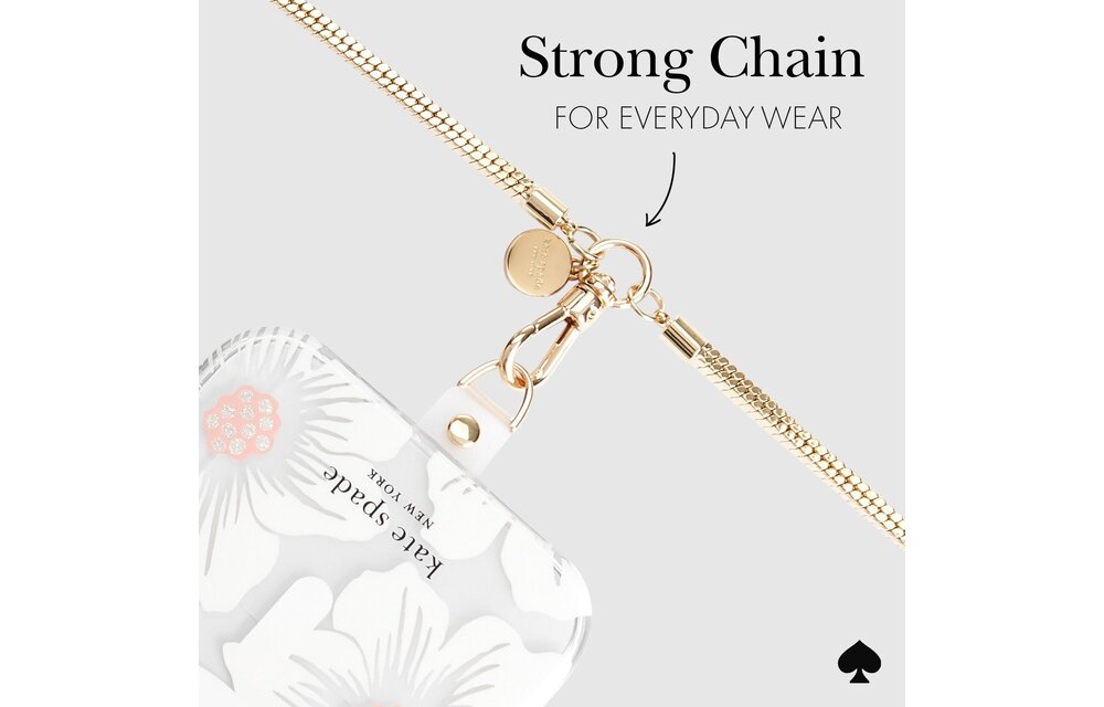 Kate Spade New York Heart of Gold Phone Crossbody Lanyard