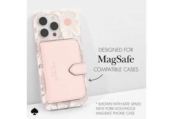 Kate Spade New York Morgan Magsafe Wallet Chalk Pink MUST HAVE MAGSAFE IPHONE CASE