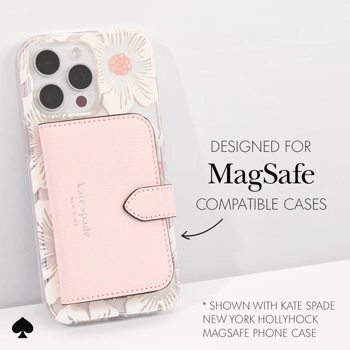 Kate Spade New York Morgan Magsafe Wallet Chalk Pink MUST HAVE MAGSAFE IPHONE CASE