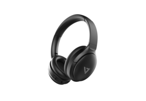 V7 Bluetooth Wireless Over-ear Stereo Active Noise Cancelling Headphones (Black)