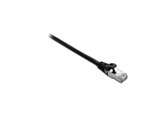 V7 Cat7 Shielded Ethernet Patch Cable  3ft - Black