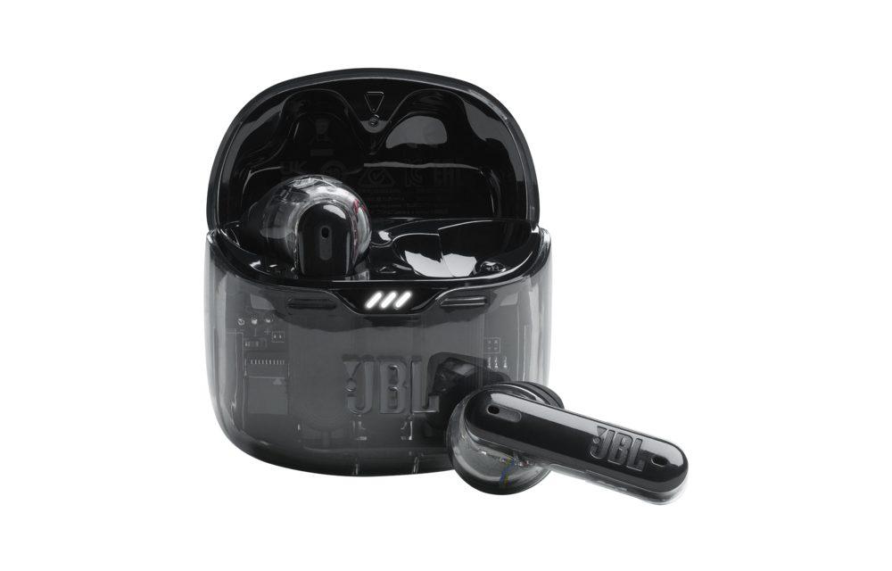 JBL Tune Flex In-Ear Wireless Headphones Ghost Edition Black JBL Tune Flex In-Ear Wireless Headphones Ghost Edition Black