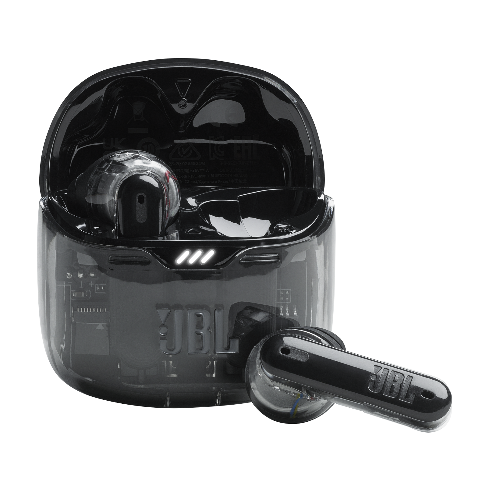 JBL Tune Flex In-Ear Wireless Headphones Ghost Edition Black (No returns once opened for In-Ear devices)