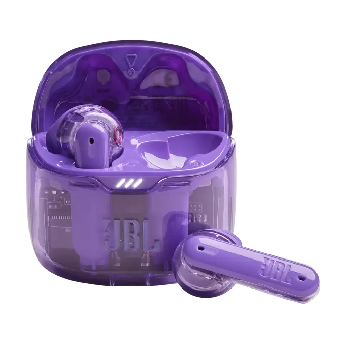JBL Tune Flex In-Ear Wireless Headphones Ghost Edition Purple (No returns once opened for In-Ear devices)