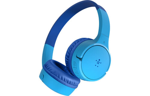 Belkin SoundForm Mini Wireless On-Ear Headphones for Kids Blue