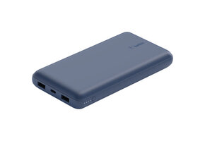 Belkin BOOST↑CHARGE™ USB-C /Dual USB-A PD Power Bank 20,000 mAh with USB-C to USB-A cable Blue