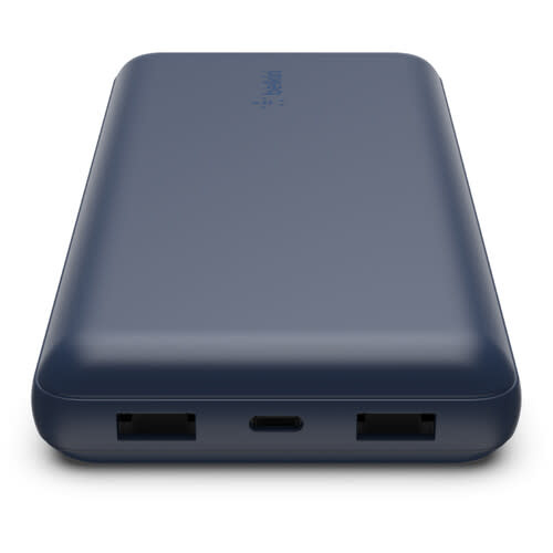 Belkin BOOST↑CHARGE™ USB-C /Dual USB-A PD Power Bank 20,000 mAh with USB-C to USB-A cable Blue