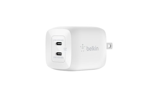 Belkin BOOST↑ CHARGE 45w USB-C Dual Port PD GaN  Wall Charger