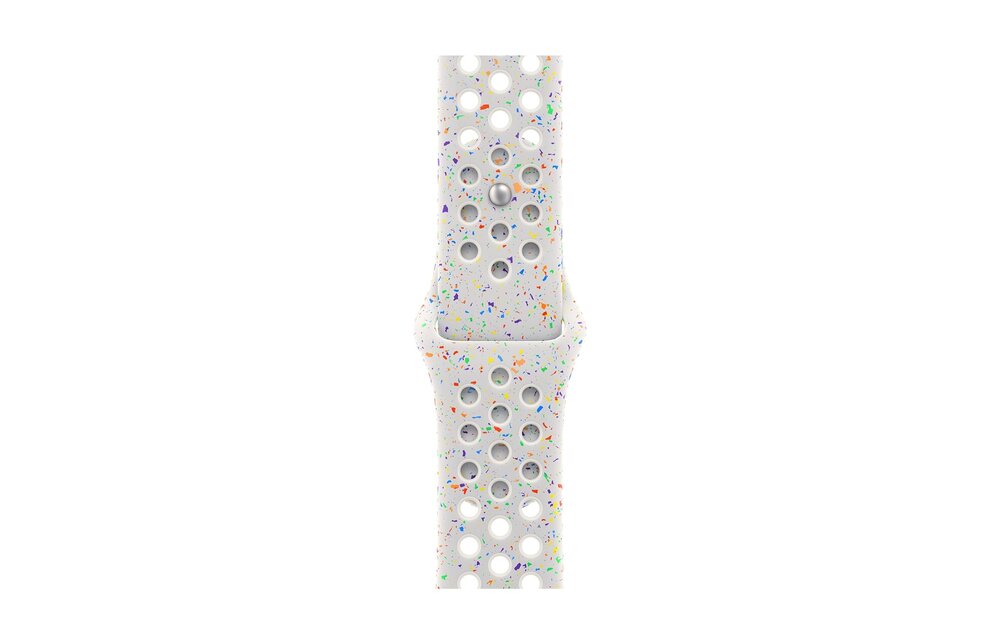 Apple Watch Band - 38/40/41/42mm (series 10 only) Pure Platinum Nike Sport Band S/M (fits 130-180mm wrists)