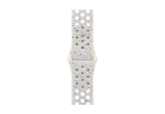 Apple Watch Band - 38/40/41/42mm (series 10/11 only) Pure Platinum Nike Sport Band S/M (fits 130-180mm wrists)