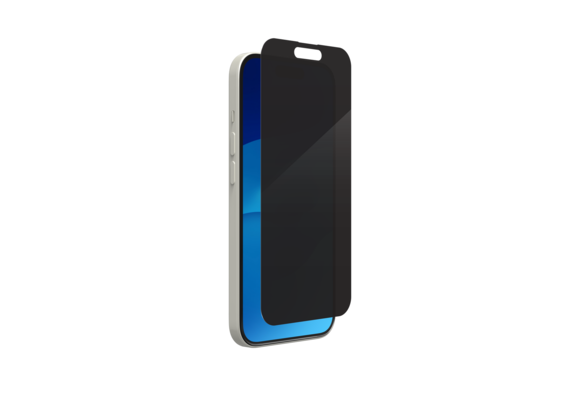 ZAGG InvisibleShield Glass Elite Privacy Screen Protector for iPhone 15