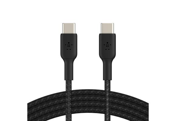 Belkin BOOST↑CHARGE 60w Braided USB-C to USB-C Cable 1m Black