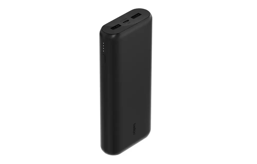 Belkin BOOST↑CHARGE™ USB-C /Dual USB-A PD Power Bank 20,000 mAh with USB-C to USB-C cable Black