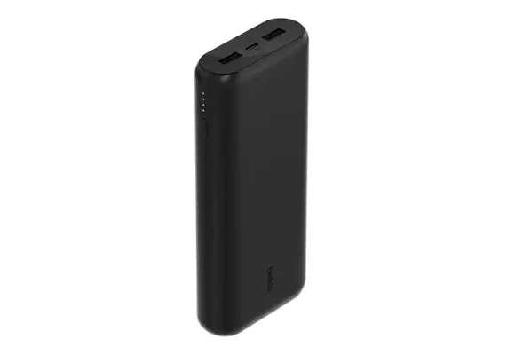 Belkin BOOST↑CHARGE™ USB-C /Dual USB-A PD Power Bank 20,000 mAh with USB-C to USB-C cable Black