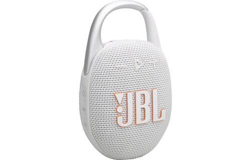 JBL Clip 5 Waterproof Bluetooth Speaker White