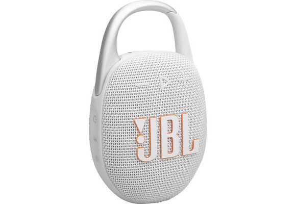 JBL Clip 5 Waterproof Bluetooth Speaker White
