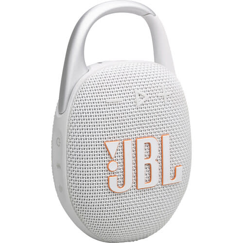 JBL Clip 5 Waterproof Bluetooth Speaker White
