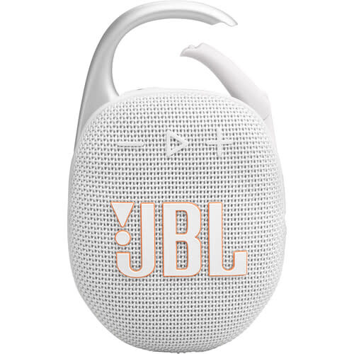 JBL Clip 5 Waterproof Bluetooth Speaker White