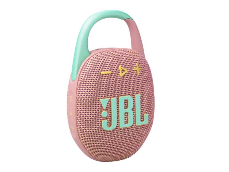 JBL Clip 5 Waterproof Bluetooth Speaker Pink