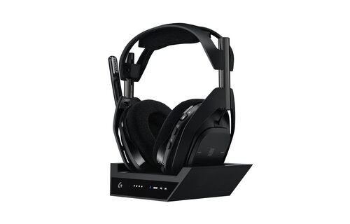 Logitech - Astro A50 X LIGHTSPEED Wireless with PLAYSYNC Gaming Headset + Base Station for Xbox Series X|S, PS5, PC/MAC - Black