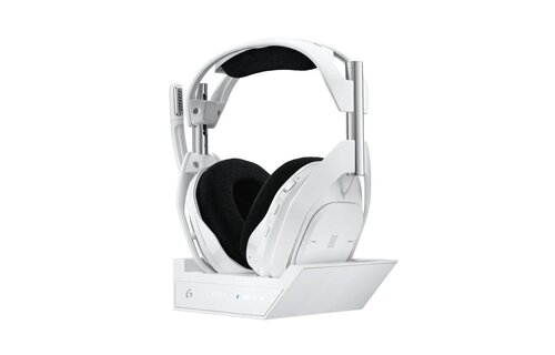 Logitech - Astro A50 X LIGHTSPEED Wireless with PLAYSYNC Gaming Headset + Base Station for Xbox Series X|S, PS5, PC,Mac,Mobile - White