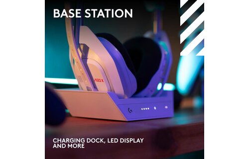 Logitech - Astro A50 X LIGHTSPEED Wireless with PLAYSYNC Gaming Headset + Base Station for Xbox Series X|S, PS5, PC,Mac,Mobile - White