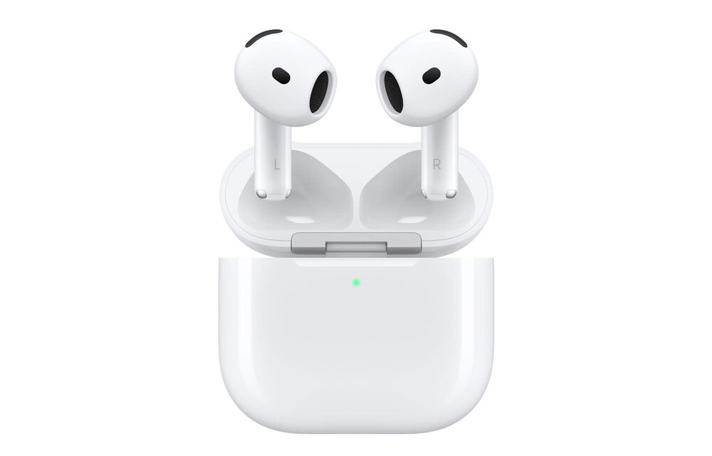 Apple Airpods 4 (Active Noise Cancellation) with Wireless MagSafe USB-C Charging Case (No returns once opened for In-Ear devices)