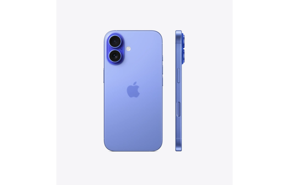 Apple iPhone 16 128GB Ultramarine - Unlocked with Dual SIM (nano‑SIM and eSIM)