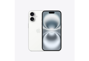 Apple iPhone 16 128GB White - Unlocked with Dual SIM (nano‑SIM and eSIM)