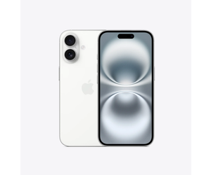 Apple iPhone 16 128GB White - Unlocked with Dual SIM (nano‑SIM and