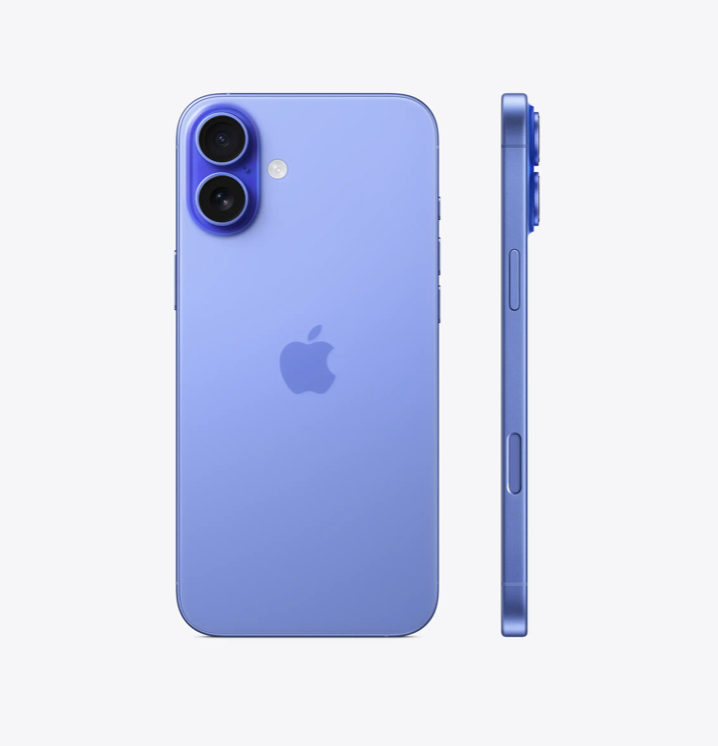 Apple iPhone 16 Plus 128GB Ultramarine - Unlocked with Dual SIM (nano‑SIM and eSIM)