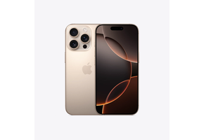 Apple iPhone 16 Pro 256GB Desert Titanium - Unlocked with Dual SIM (nano‑SIM and eSIM)