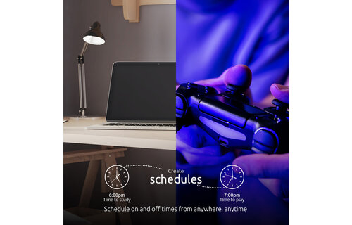 Nexxt Home - Smart Wi-Fi LED RGB light strip 16.4ft kit