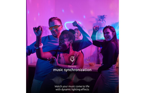 Nexxt Home - Smart Wi-Fi LED RGB light strip 16.4ft kit