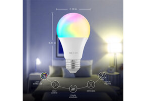 Nexxt Home - Smart A19 RGB 110V Single Bulb