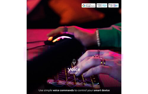 Nexxt Home - Smart LED neon strip light RGBIC 16.4ft