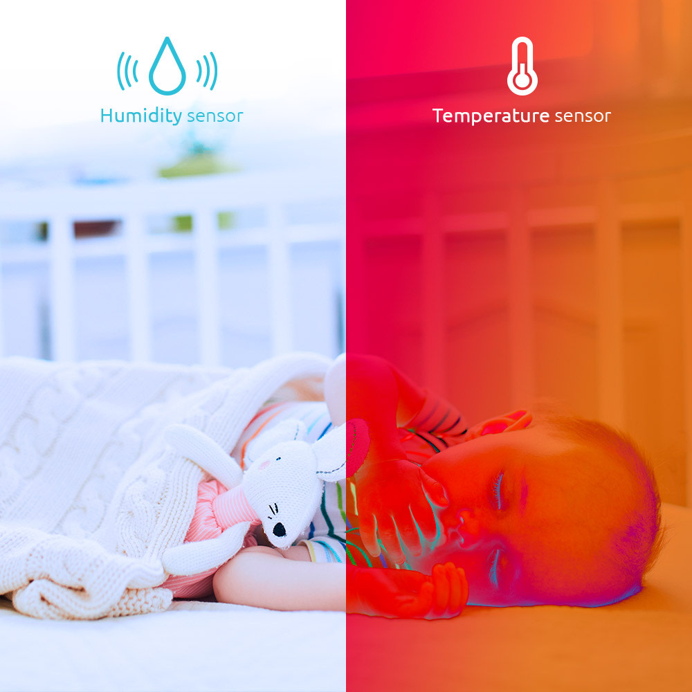 Nexxt Home - Smart baby monitor (microSD card not included)