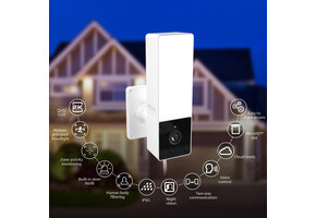 Nexxt Home - Mini flood light Camera (microSD card not included)