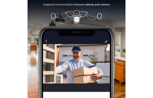 Nexxt Home - Outdoor Flood Light Camera  2K WSL (microSD card not included)